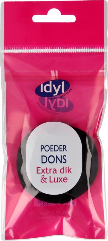Idyl Poederdons Zwart Extra Dik & Luxe
