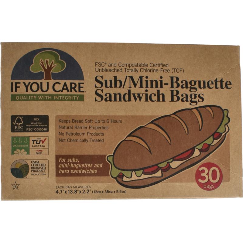 If You Care Mini Baguette & Sandwich Bags
