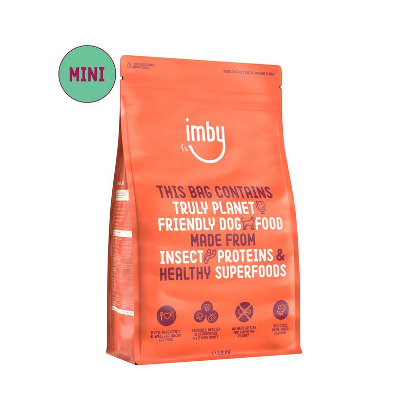 Imby Pet Food Hondenbrokken Insecteneiwit Extra Klein 1-10Kg
