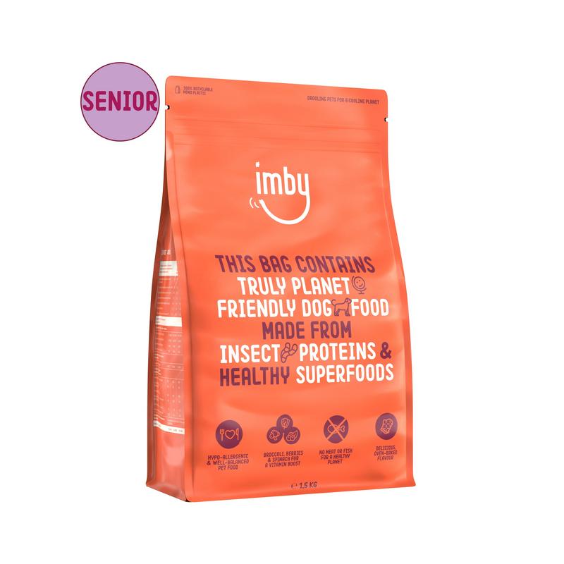 Imby Pet Food Hondenbrokken Insecteneiwitten Hond Senior 8+