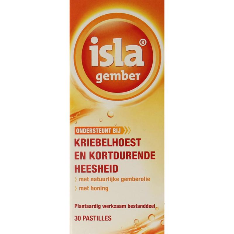 Isla Gember Keelpastilles