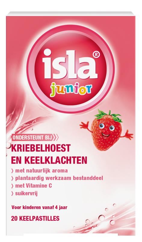Isla Junior Keelpastilles Aardbei