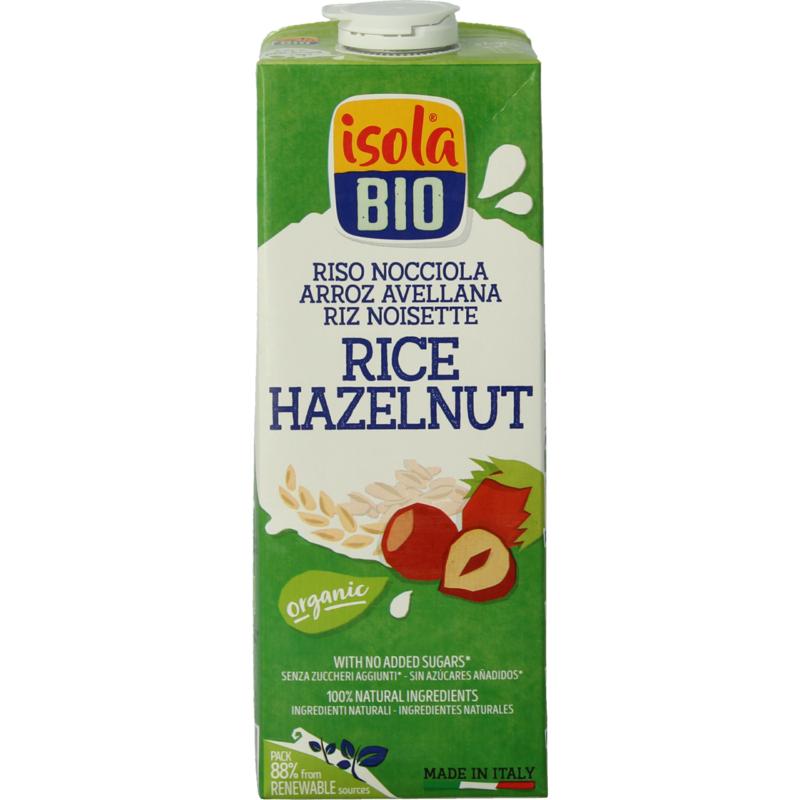 Isola Bio Rijstdrank Hazelnoot Bio