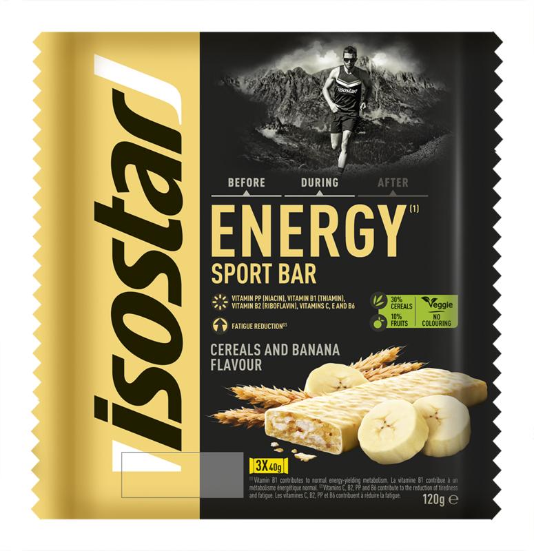 Isostar Energy Sport Bar Cereals & Banana 3 Pack