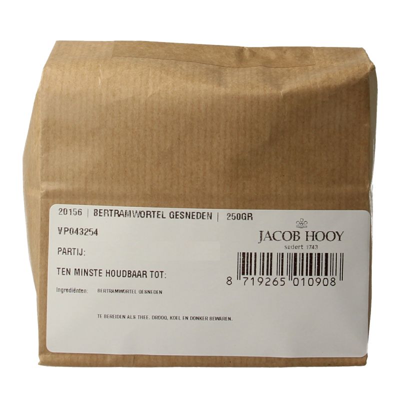 Jacob Hooy Bertramwortel Gesneden