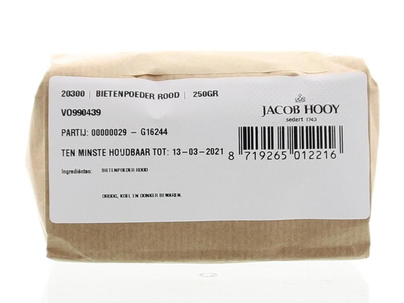 Jacob Hooy Bietenpoeder Rood
