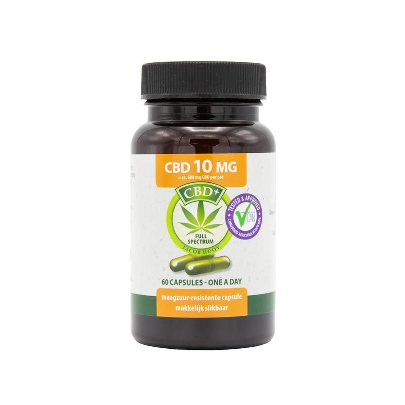 Jacob Hooy Cbd 10Mg Capsules