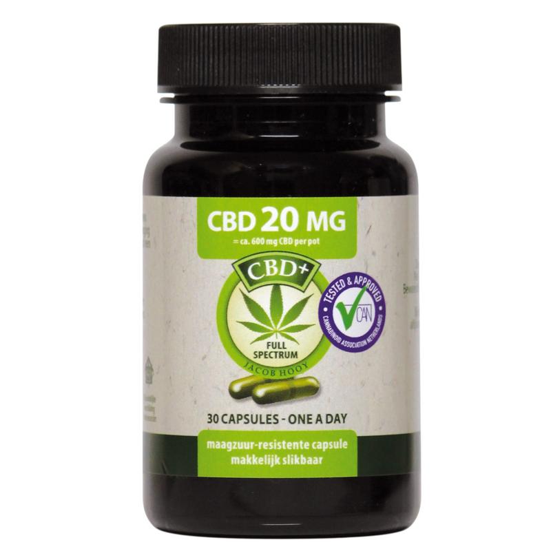 Jacob Hooy Cbd Capsules 20Mg