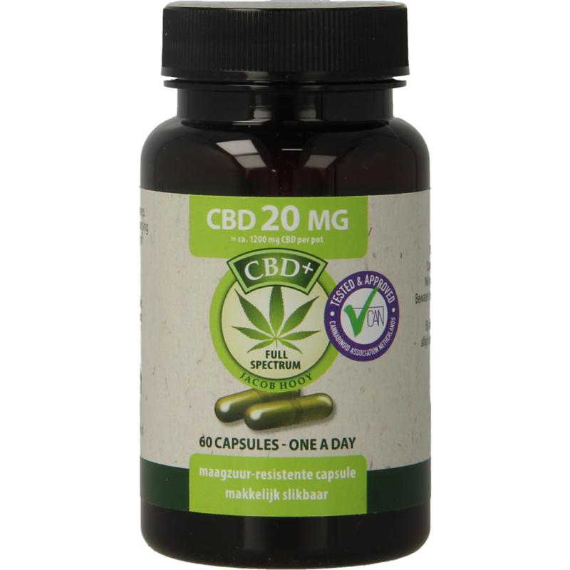 Jacob Hooy Cbd Capsules 20Mg