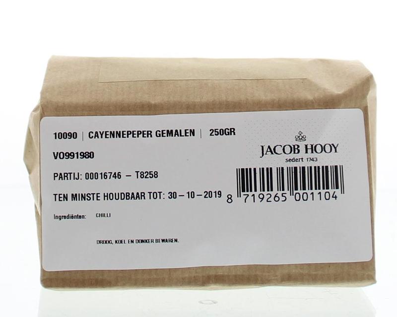 Jacob Hooy Cayennepeper Gemalen