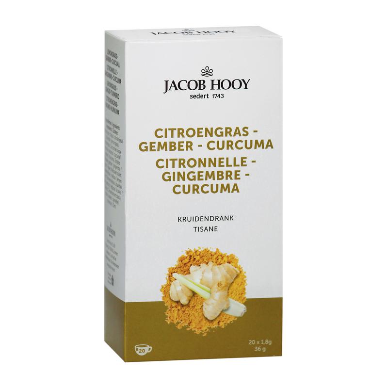 Jacob Hooy Citroengras Gember Curcuma Thee