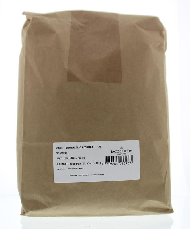 Jacob Hooy Damiana Blad Gesneden