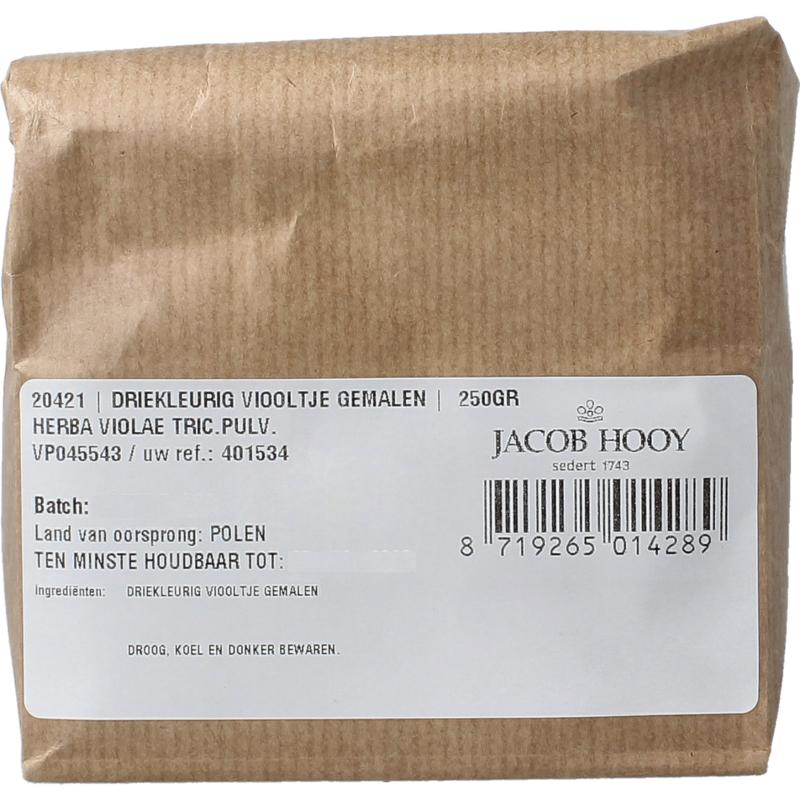 Jacob Hooy Driekleurig Viooltje Gemalen