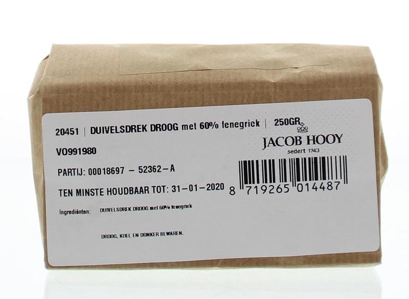 Jacob Hooy Duivelsdrek Droog Met Fenegriek