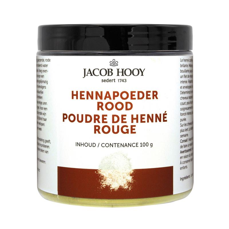 Jacob Hooy Hennapoeder Rood Potje