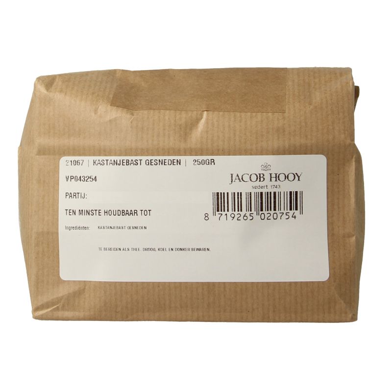 Jacob Hooy Kastanjebast Gesneden