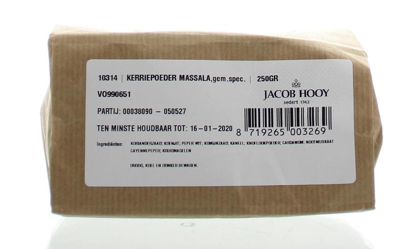 Jacob Hooy Kerriepoeder Massala