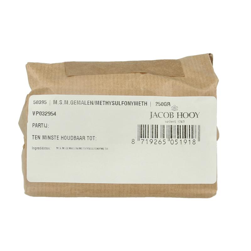 Jacob Hooy Msm Gemalen Methylsulfonylmethaan