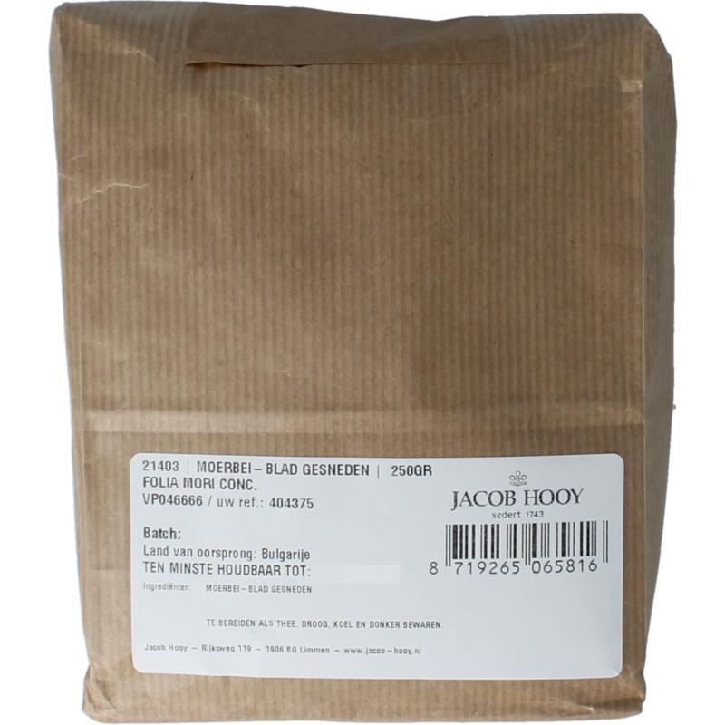 Jacob Hooy Moerbei Blad Gesneden