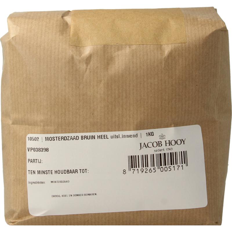 Jacob Hooy Mosterdzaad Bruin Heel
