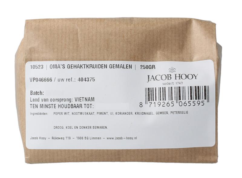 Jacob Hooy Oma's Gehaktkruiden Gemalen