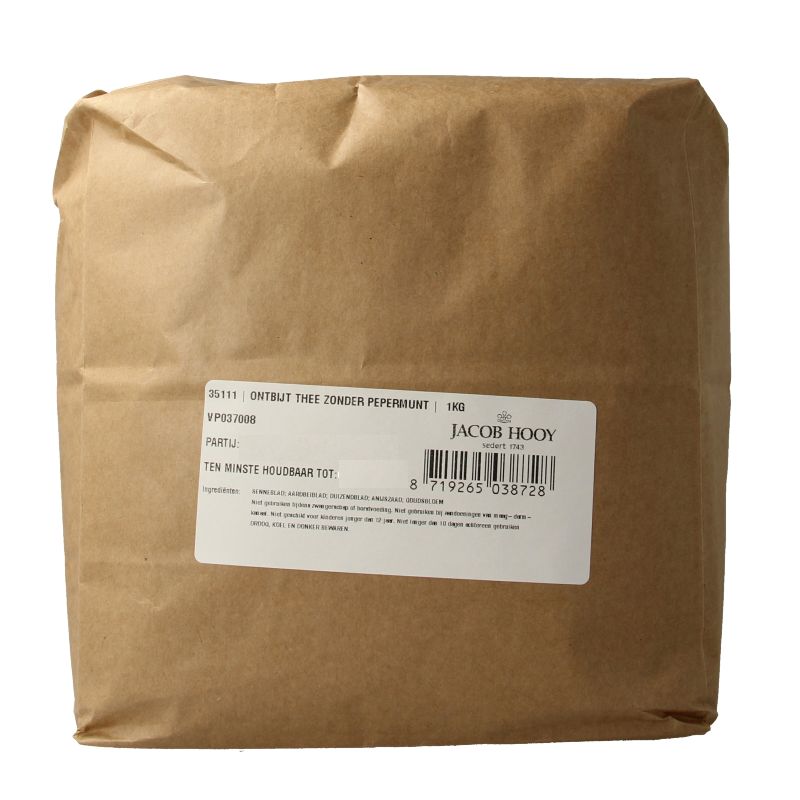 Jacob Hooy Ontbijtthee Zonder Pepermunt