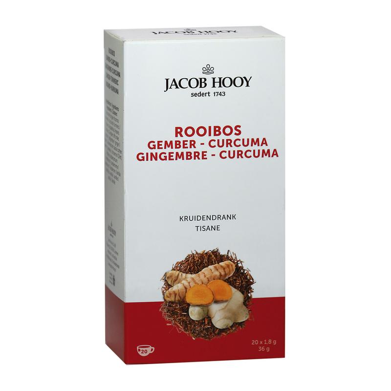 Jacob Hooy Rooibos Gember Curcuma Thee