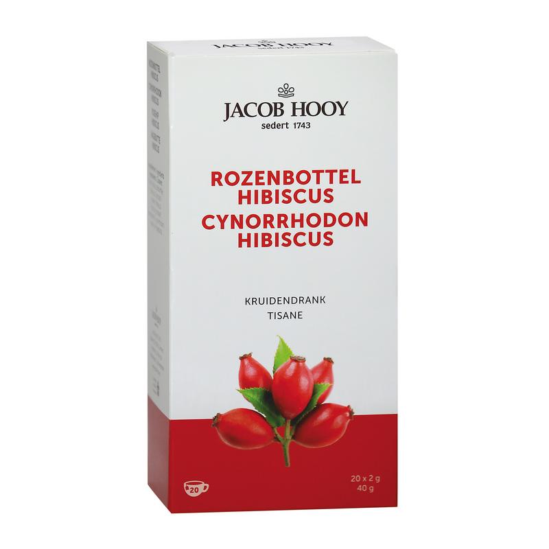 Jacob Hooy Rozenbottel Hibiscus Thee Zakjes