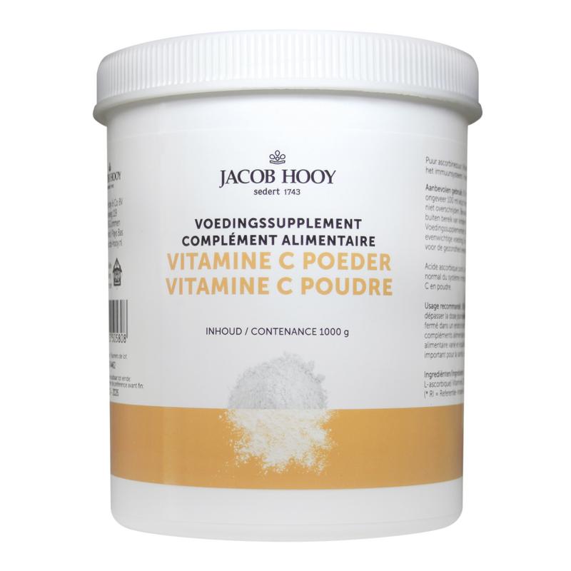 Jacob Hooy Vitamine C Ascorbinezuur Pot