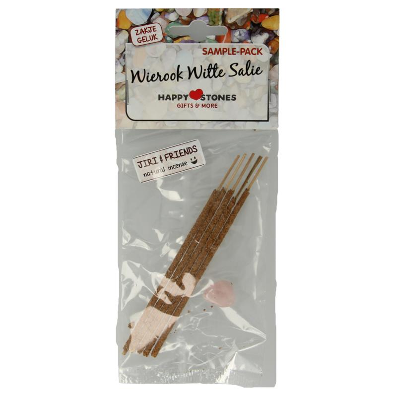 Jiri & Friends Zakje Geluk Wierook Witte Salie Mini