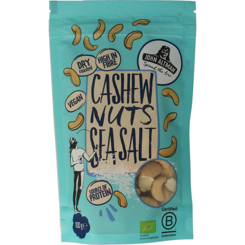 John Altman Dry Roasted Cashew Nuts Sea Salt Bio