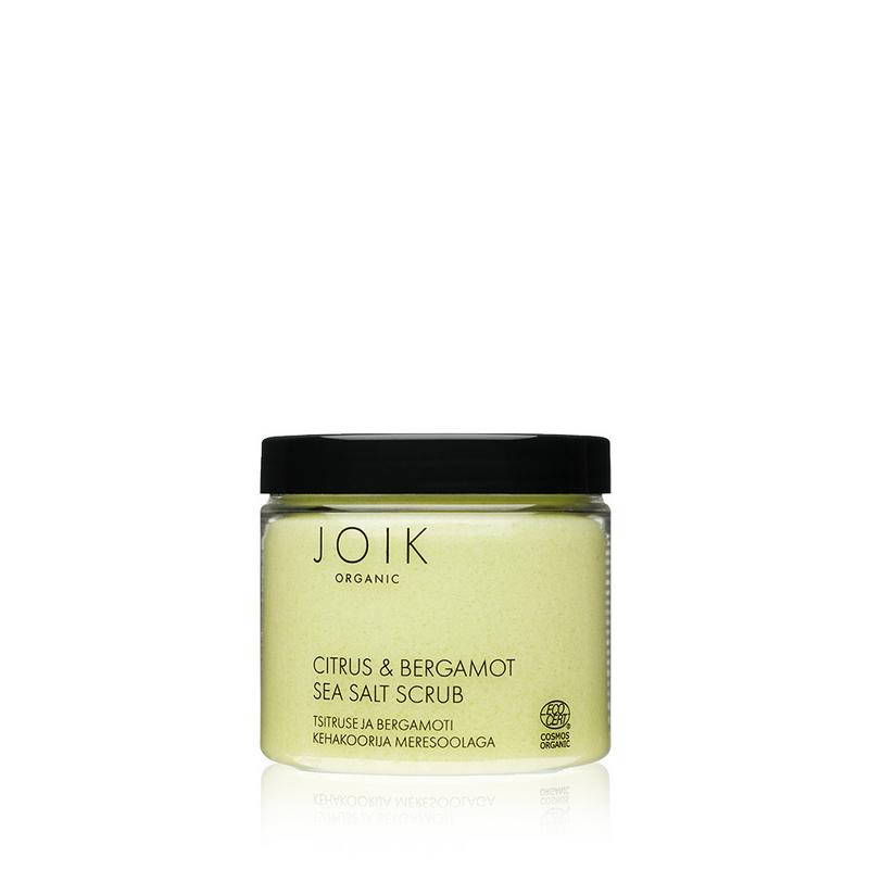 Joik Citrus & Bergamot Sea Salt Scrub Organic Vegan