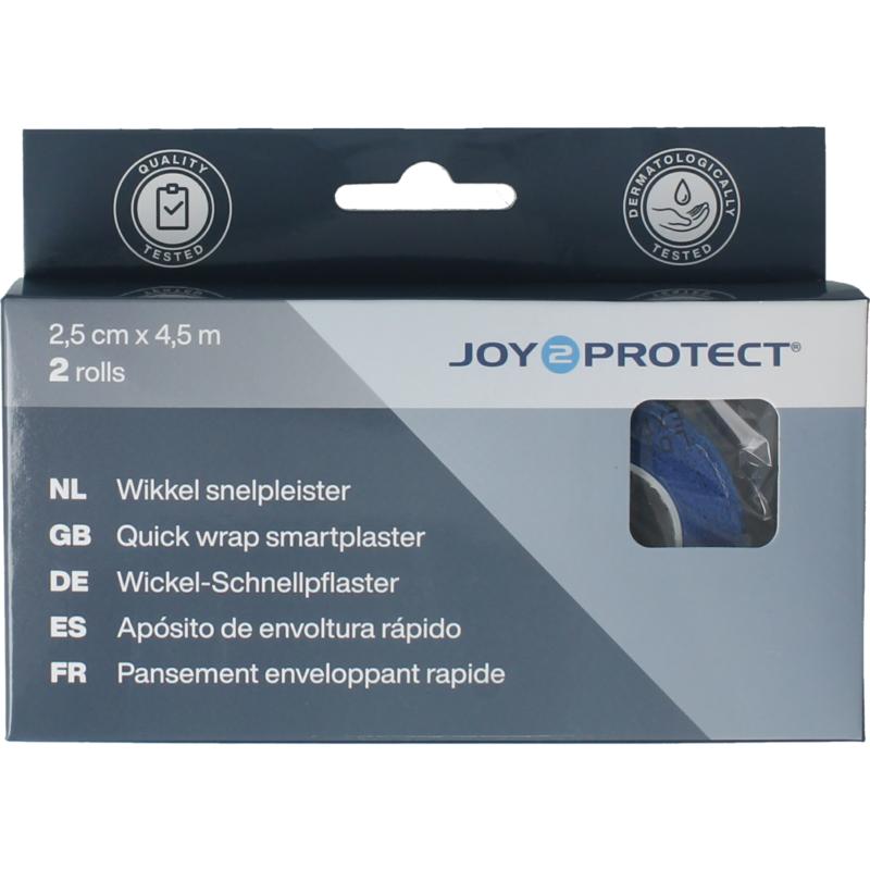 Joy2protect Snelpleisters Blauw 2.5Cm X 4.5M