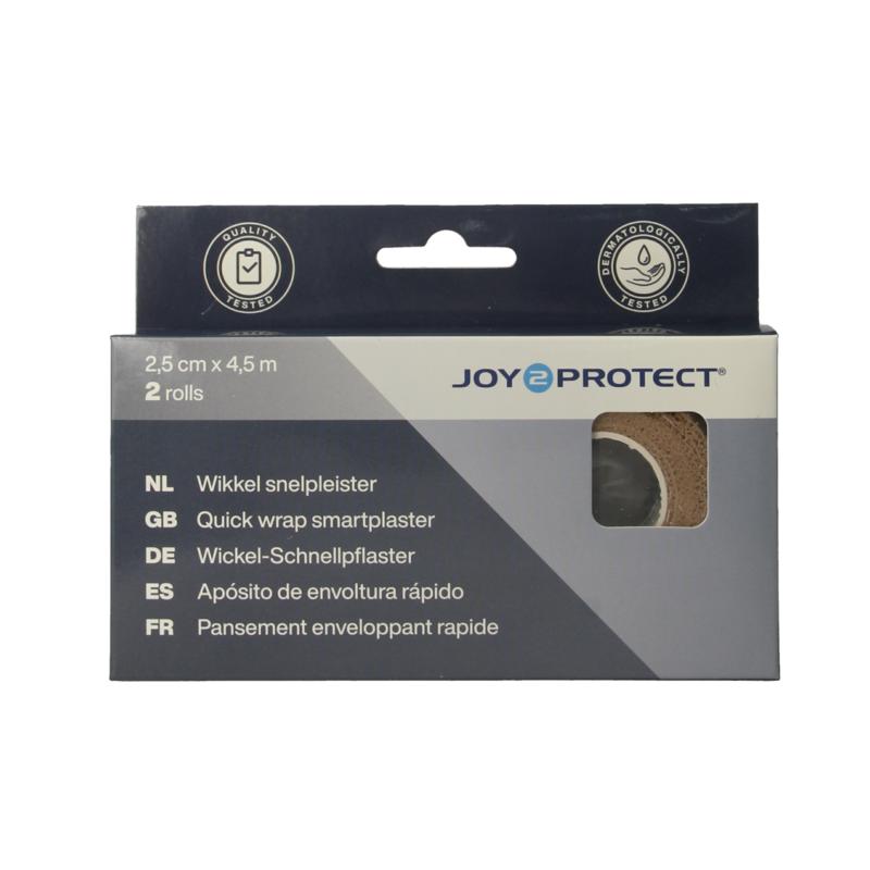 Joy2protect Snelpleisters Huidskleur 2.5Cm X 4.5M