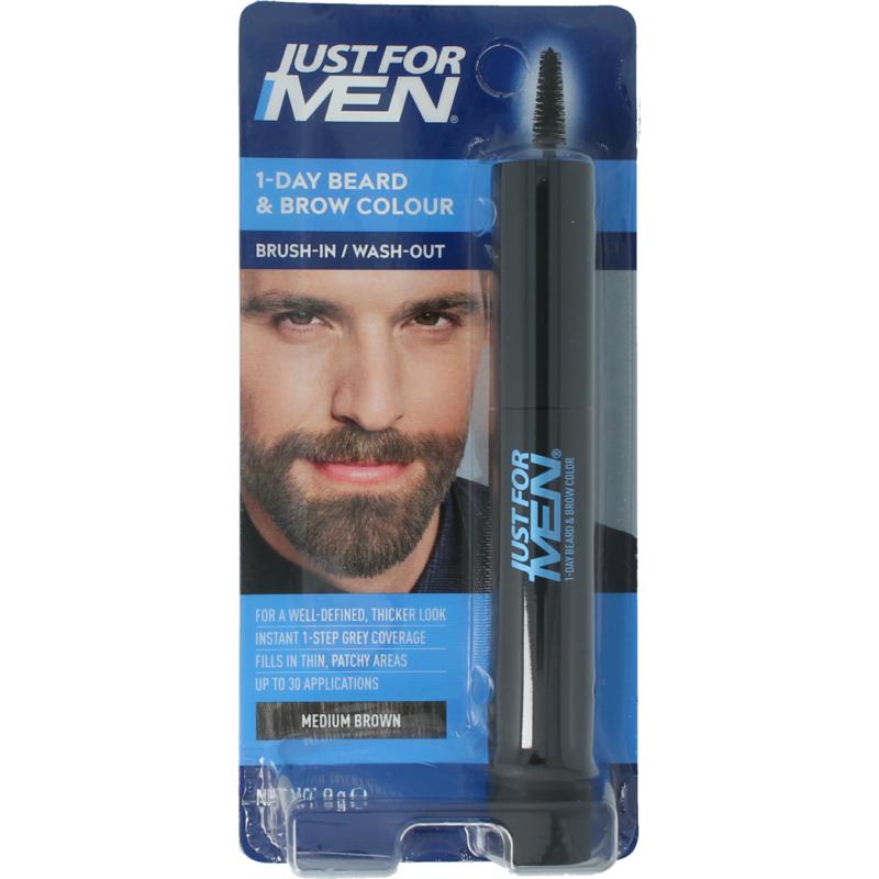 Just For Men Baard  Wenkbrauw Midden Bruin