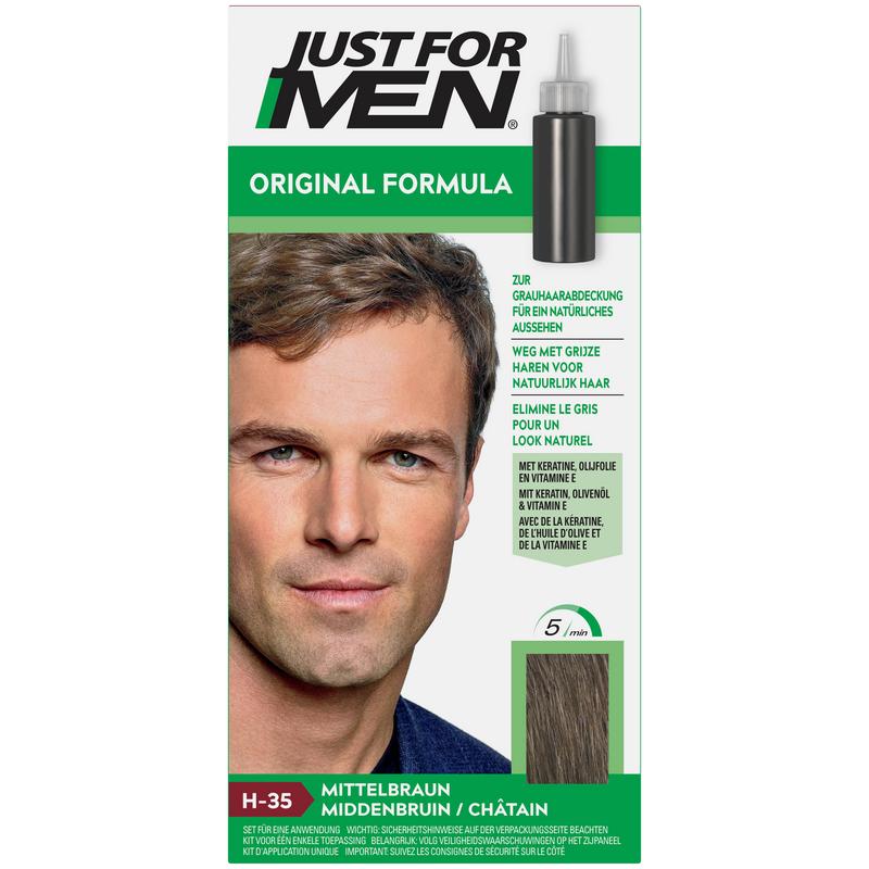 Just For Men Midden Bruin H35 Voorheen Donker Blond 2 X 30Ml