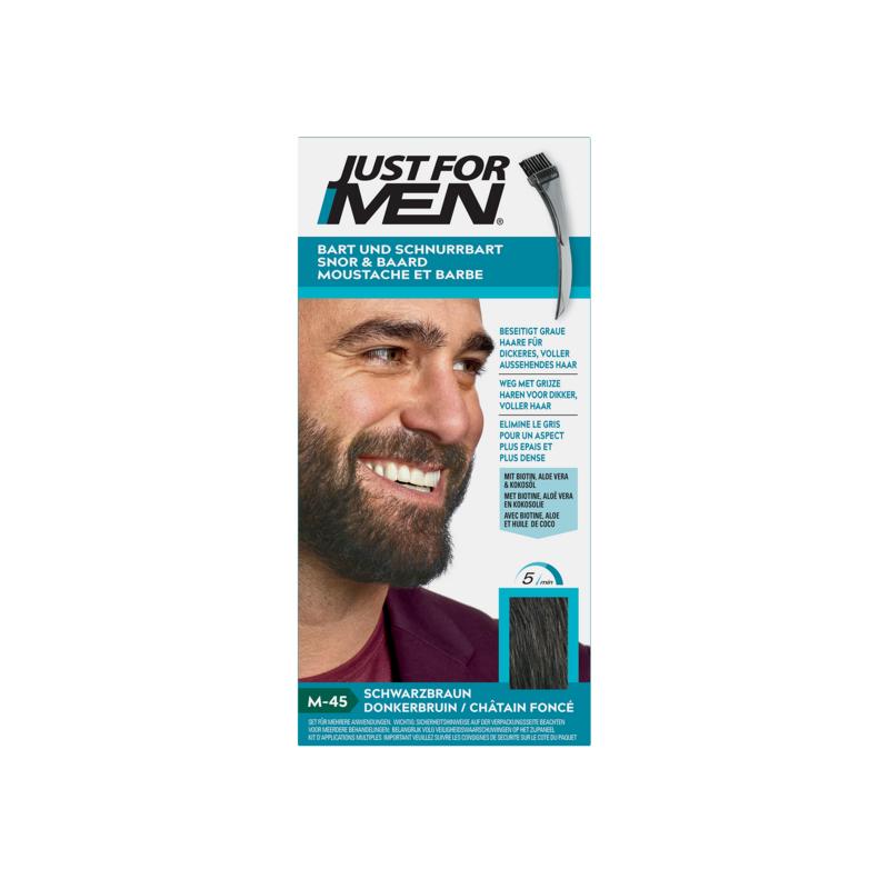 Just For Men Snor & Baard Donkerbruin M45
