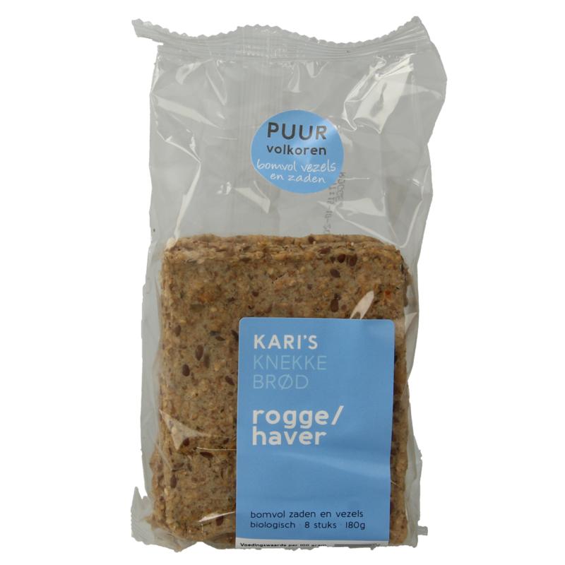 Kari's Crackers Knekkebrod Roggehaver Bio