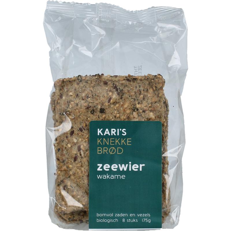 Kari's Crackers Knekkebrod Zeewier Bio