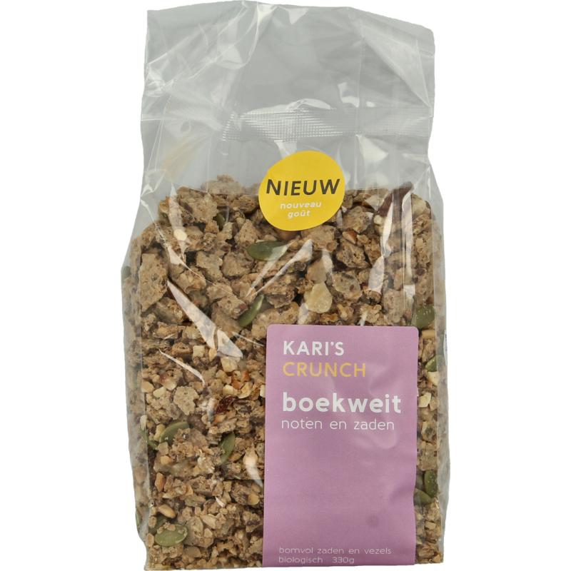 Kari's Crunch Granola Boekweit Noot Zaad Bio