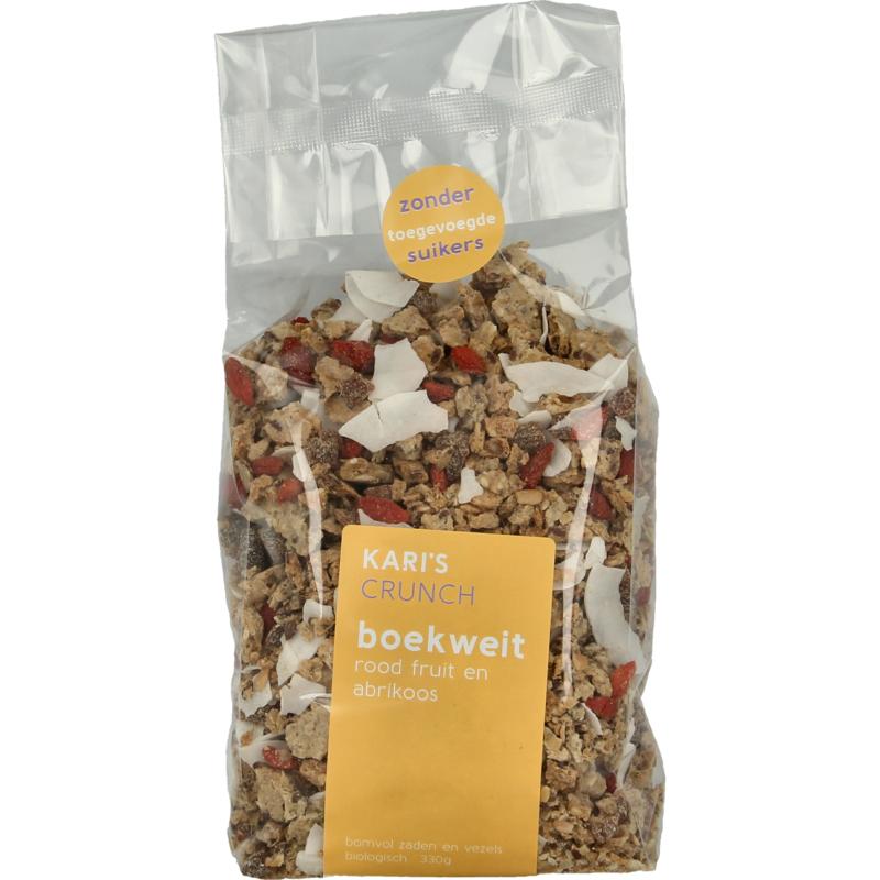 Kari's Crunch Granola Boekweit Rood Fruit Bio