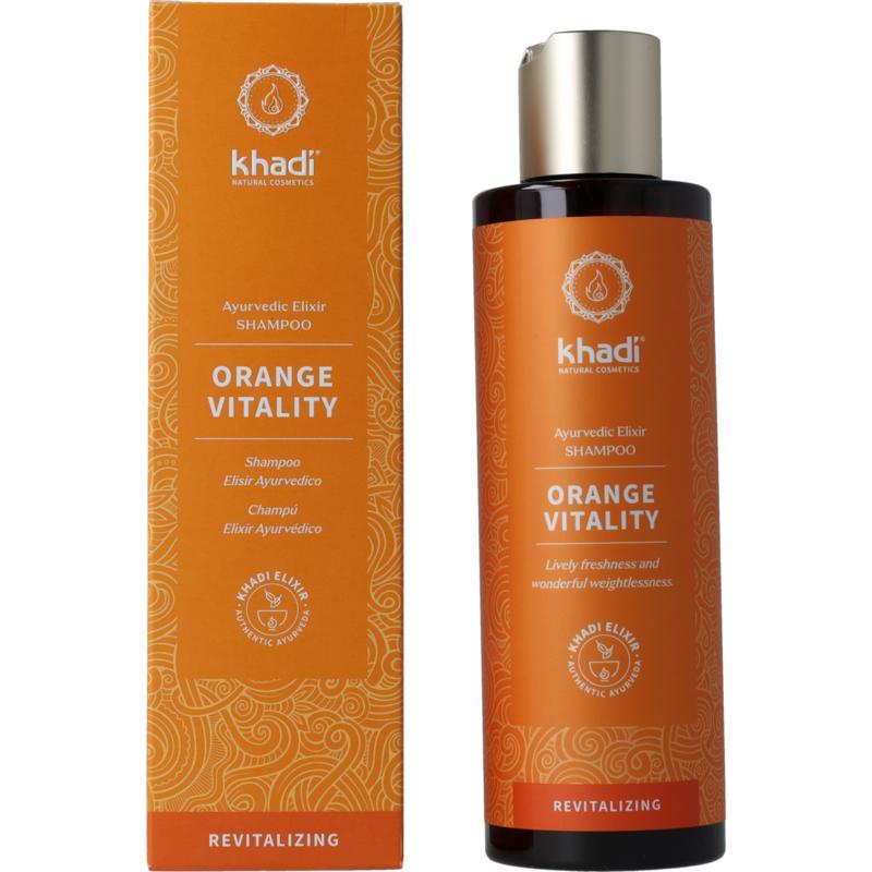 Khadi Shampoo Elixer Orange Vitality