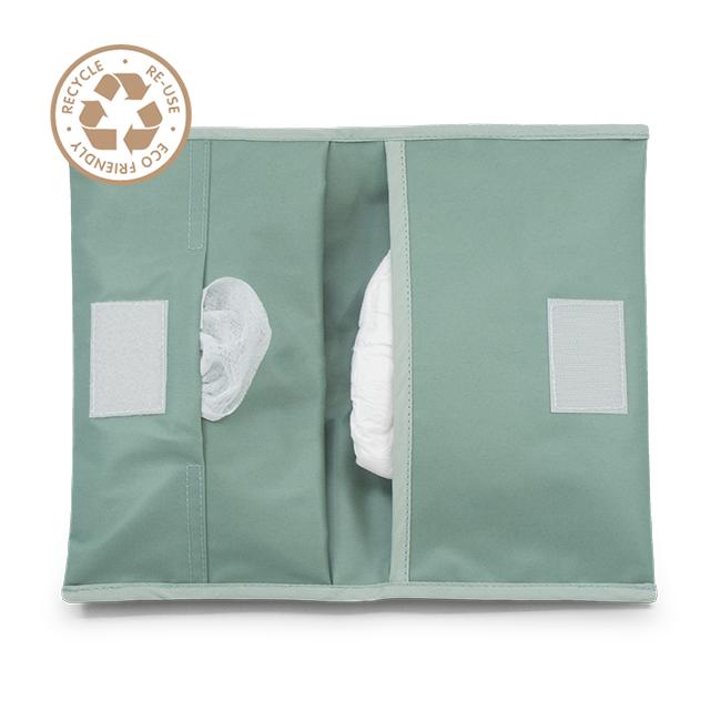 Kipkep Napper Luier-Etui Pale Greengroen