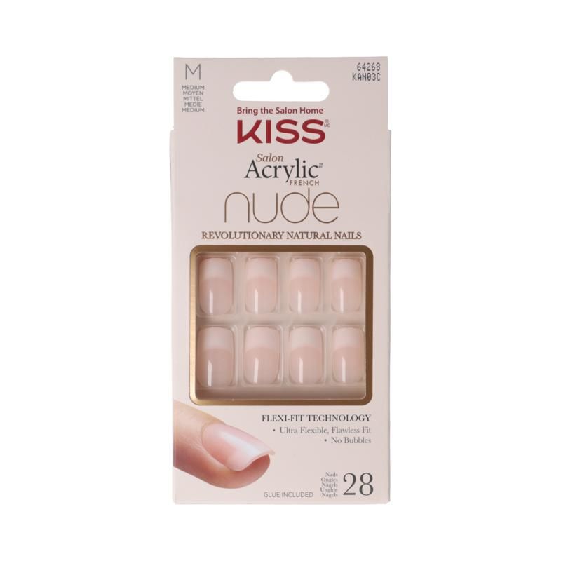 Kiss French Nude Acrylic Nails Cashmere