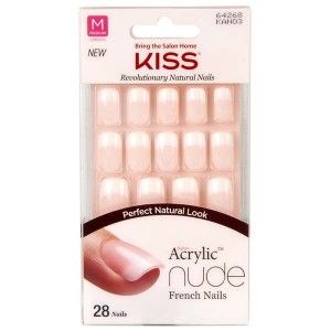 Kiss French Nude Acrylic Nails Cashmere