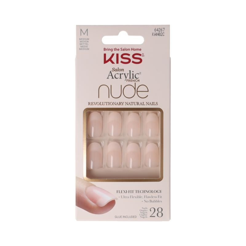 Kiss French Nude Acrylic Nails Graceful