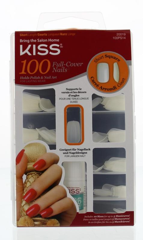 Kiss Full Cover Nails Short Square