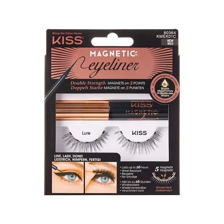 Kiss Magnetic Eyeliner&Lash Kit 01
