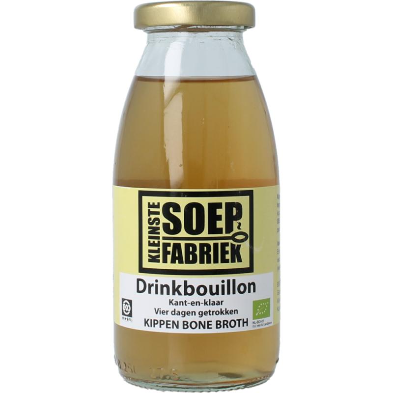 Kleinstesoepfabriek Drinkbouillon Kip Bio