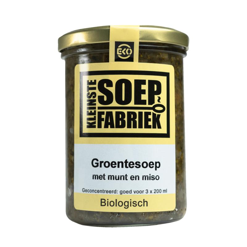 Kleinstesoepfabriek Groentesoep Met Munt En Miso Bio
